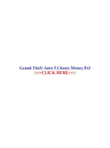 grand theft auto v cheats for money